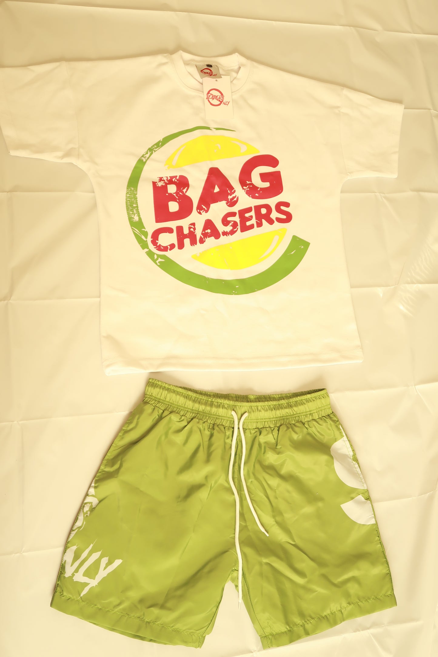 BAG CHASERS SHORTS SET (GREEN)